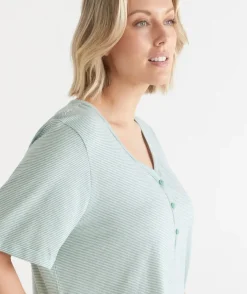 AC STRIPE CURVED HEM NIGHT