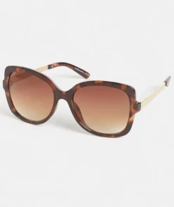 Alessandria Dark Tort Oversized Sunglasses