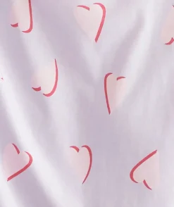 BCNA Heart Print Pyjama Set