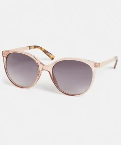 Biarritz Blush Round Sunglasses