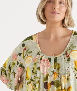Blooming Floral Orchard Short Sleeve Nightie