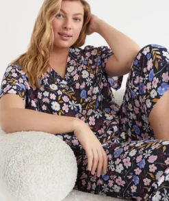 Blooming Florals Short Sleeve Novelty Pyjama Set