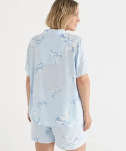 Bow Novelty Shortie Pyjama Set