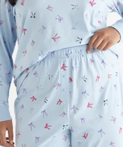 Bow Print Novelty Pyjama Set