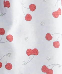 Brushed Cherry Print Novelty Pyjama Set