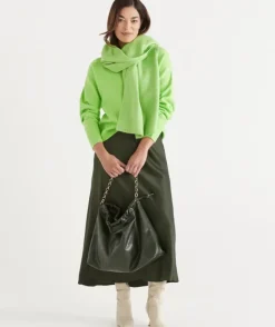 Brushed Rib V Neck Jumper