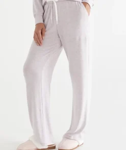 Brushed Wide Leg Pyjama Pant