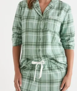 Check Flannelette Pyjama Set