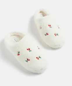 Cherry Fluffy Slipper