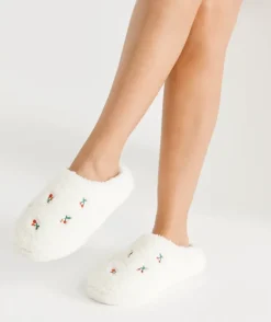 Cherry Fluffy Slipper