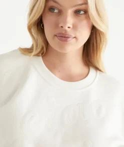 Ciao Embroidered Jumper - Cream