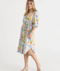 Costa Del Sol Midi Shirt Dress