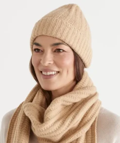 Cosy Rib Beanie - Cappuccino