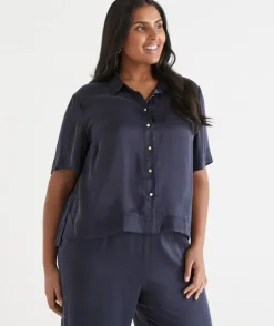 Cupro Short Sleeve Shirt