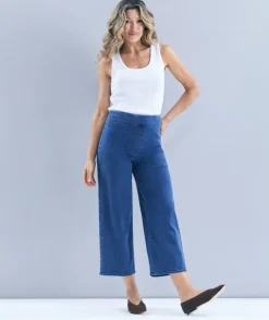 Denim Culotte - Dark Wash