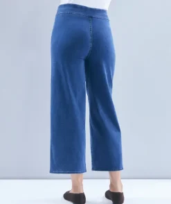 Denim Culotte - Dark Wash