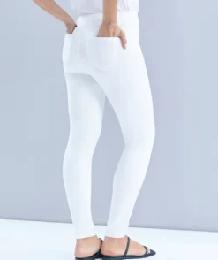 Denim Jegging - White