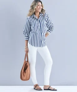 Denim Jegging - White