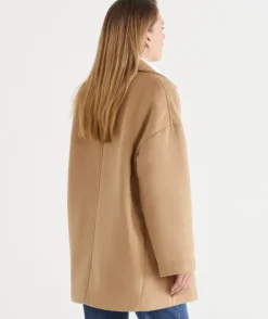Double Breasted Mid Length Coat