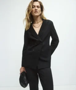Double Breasted Ponte Blazer