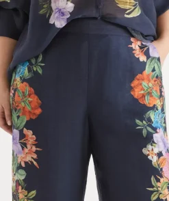 Floral Botanical Wide Leg Pant