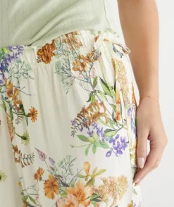 Floral Field Print 3/4 Pyjama Pant