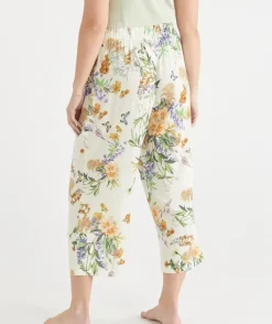Floral Field Print 3/4 Pyjama Pant