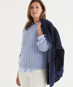 Fluffy Boat Neck Jumper