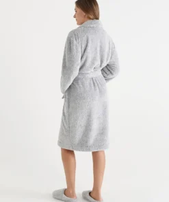 Fluffy Knit Robe