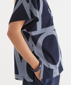Geometric Print Short Sleeve Tee