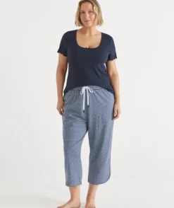 Gingham 3/4 Pyjama Pant