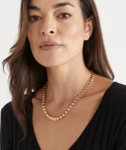 Gold Chunky Link Necklace