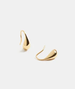 Gold Plated Teardrop Earring