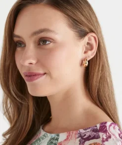 Gold Stud Earrings