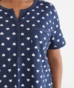 Heart Short Sleeve Nightie