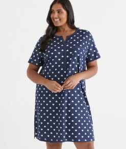 Heart Short Sleeve Nightie