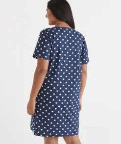 Heart Short Sleeve Nightie