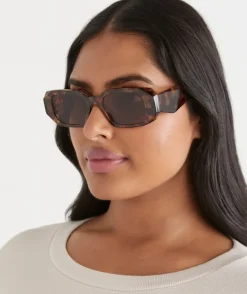 Ibiza Black Rectangle Sunglasses