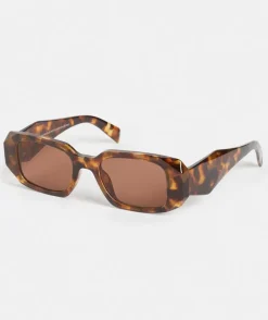 Ibiza Black Rectangle Sunglasses