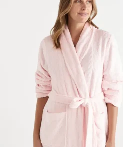Jacquard Fluffy Robe
