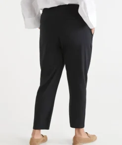 Jersey Relaxed Drawstring Pant - Black