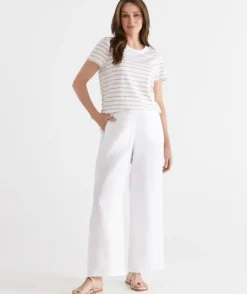 Linen Wide Leg Pant