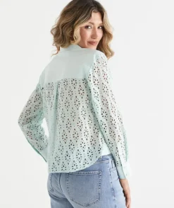 Long Sleeve Lace Shirt