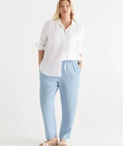 Lyocell Relaxed Drawstring Pant