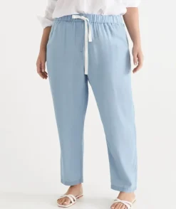Lyocell Relaxed Drawstring Pant