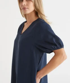 Midsummer V Neck Short Sleeve Dress