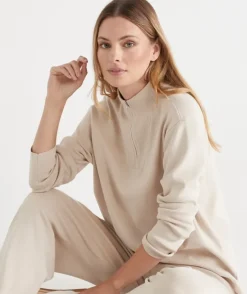 Milano Quarter Zip Lounge Jumper