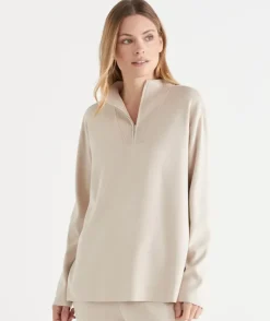 Milano Quarter Zip Lounge Jumper