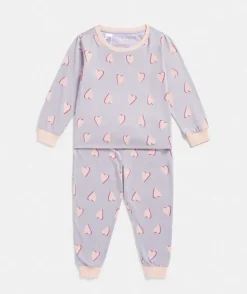 Mini Me BCNA Heart Print Pyjama Set