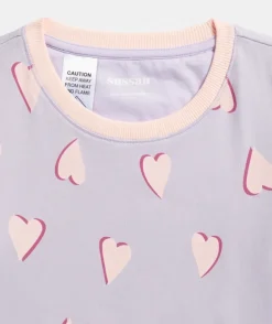 Mini Me BCNA Heart Print Pyjama Set